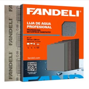 HOJA DE LIJA AGUA FANDELI C99