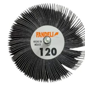 RUEDA FLAP 3"X1" CON VASTAGO