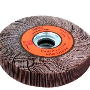 RUEDA FLAP 6"X1" CON VASTAGO