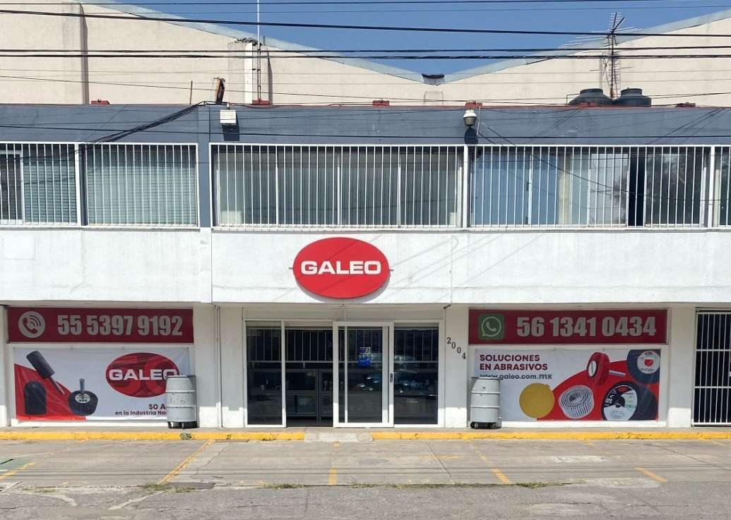 Fachada de Distribuidora Galeo M&eacute;xico en Av. Presidente Ju&aacute;rez 2004-BIS, Tlalnepantla, con tel&eacute;fono 55 5397 9192 y WhatsApp 56 1341 0434